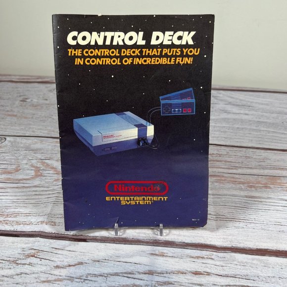 Nintendo Video Games & Consoles Control Deck Nes Instruction Manual